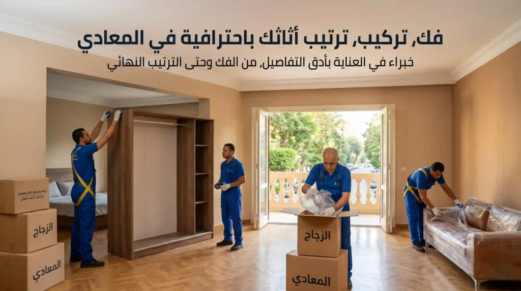 خدمات افضل شركة نقل اثاث بالمعادي