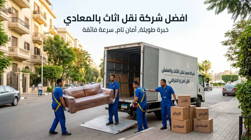 شركة نقل اثاث بالمعادي